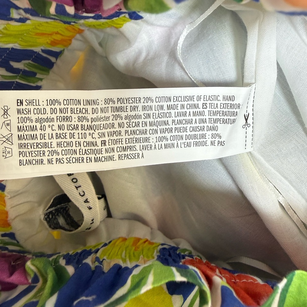English Factory Tulip Print‎ Ruffle Shorts - Picture 8 of 8